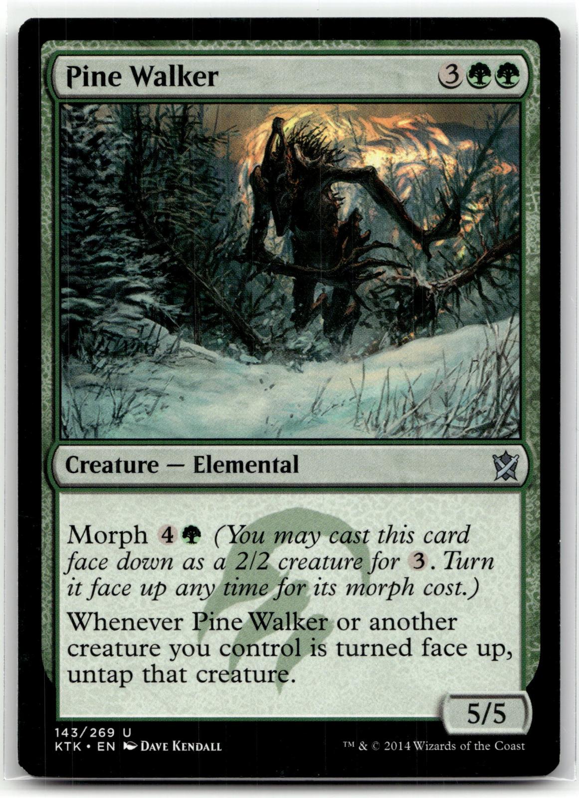 Pine Walker 143 Uncommon Khans of Tarkir Magic: The Gathering Near Mint
