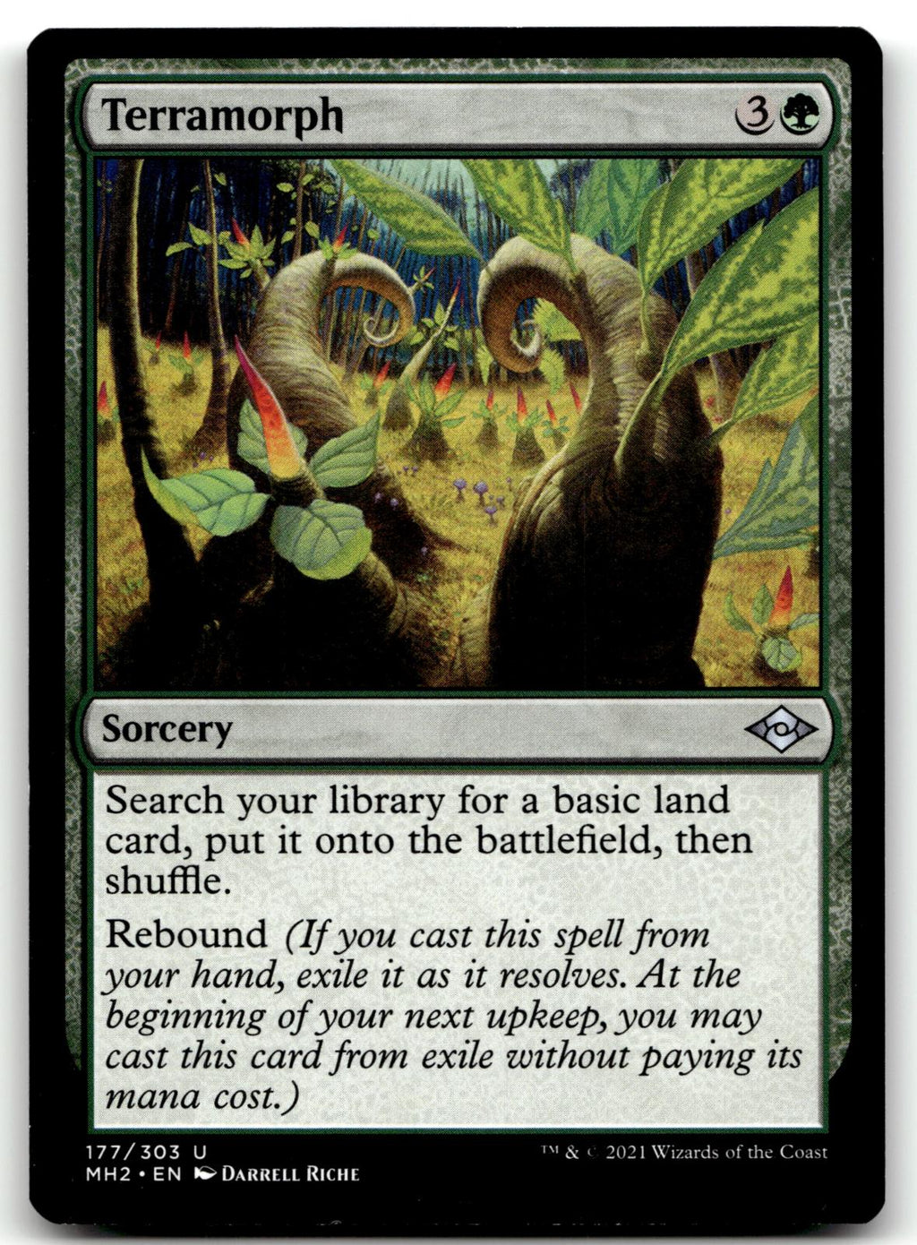 Terramorph 177 Uncommon Modern Horizons 2 Magic: The Gathering Near Mint