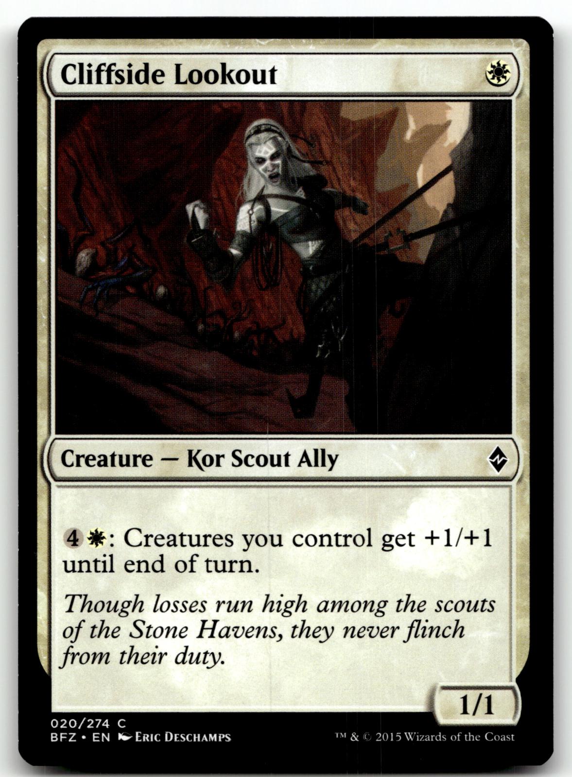 Cliffside Lookout 20 Common Battle for Zendikar Magic: The Gathering Near Mint
