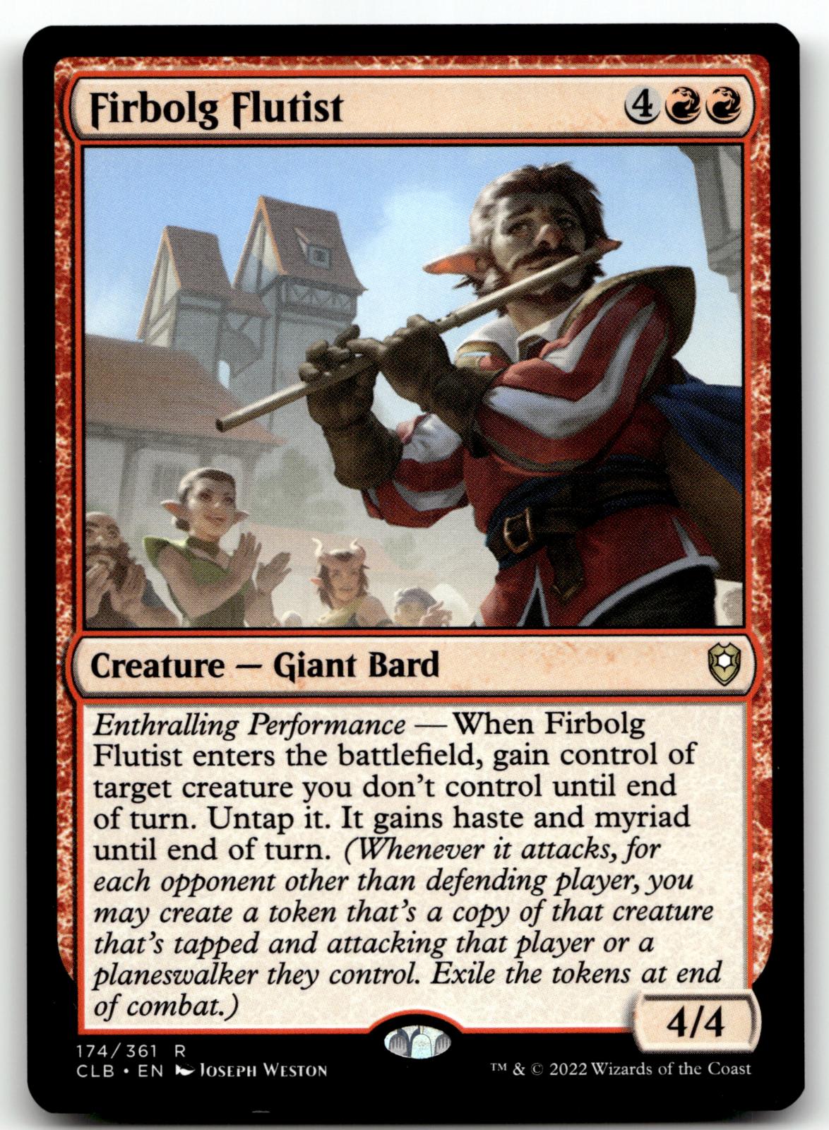 Firbolg Flutist 174 Commander Legends: Battle for Baldur's Gate Magic: 