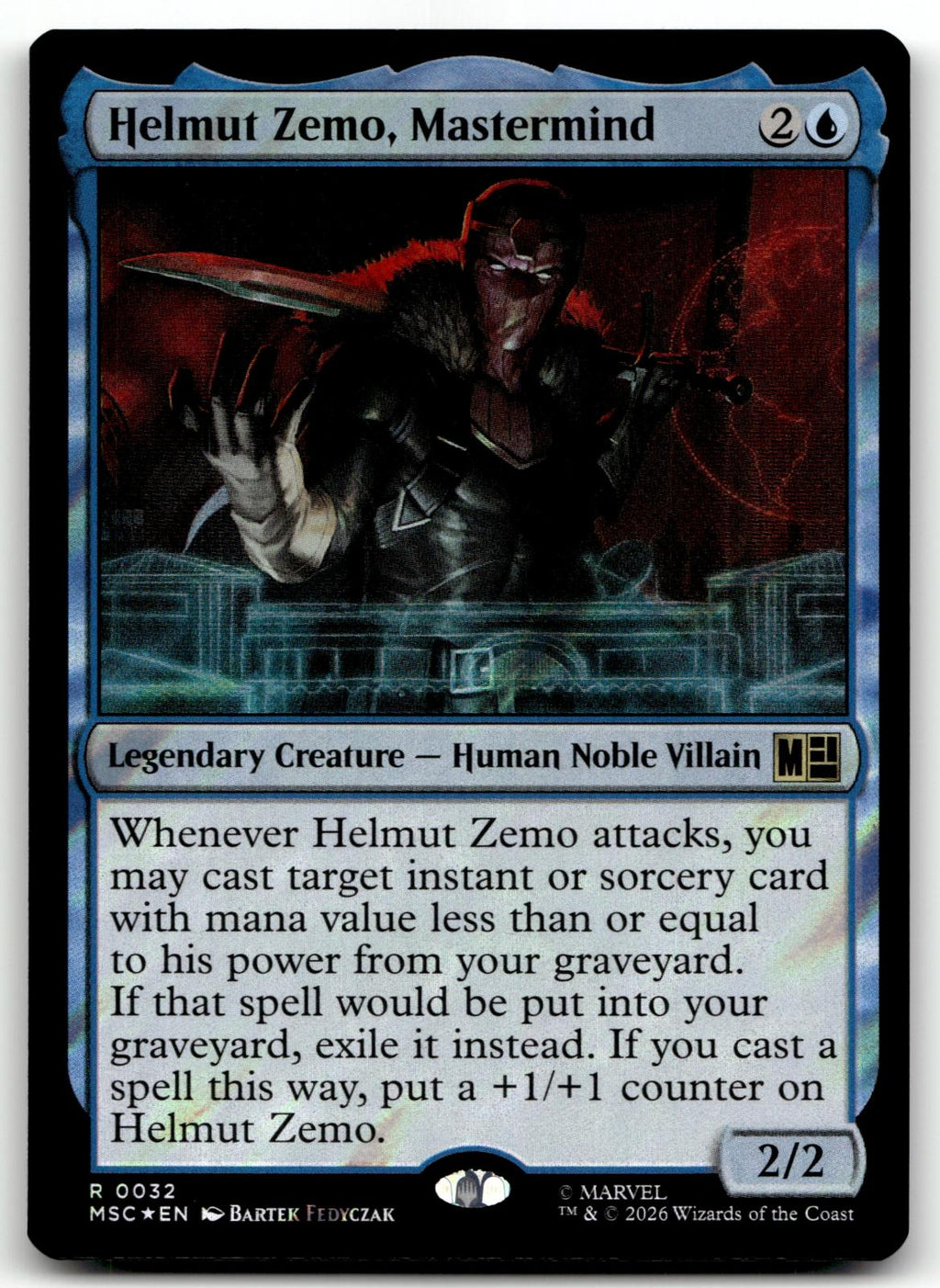 Helmut Zemo, Mastermind 32 Commander: Marvel Super Heroes Magic: