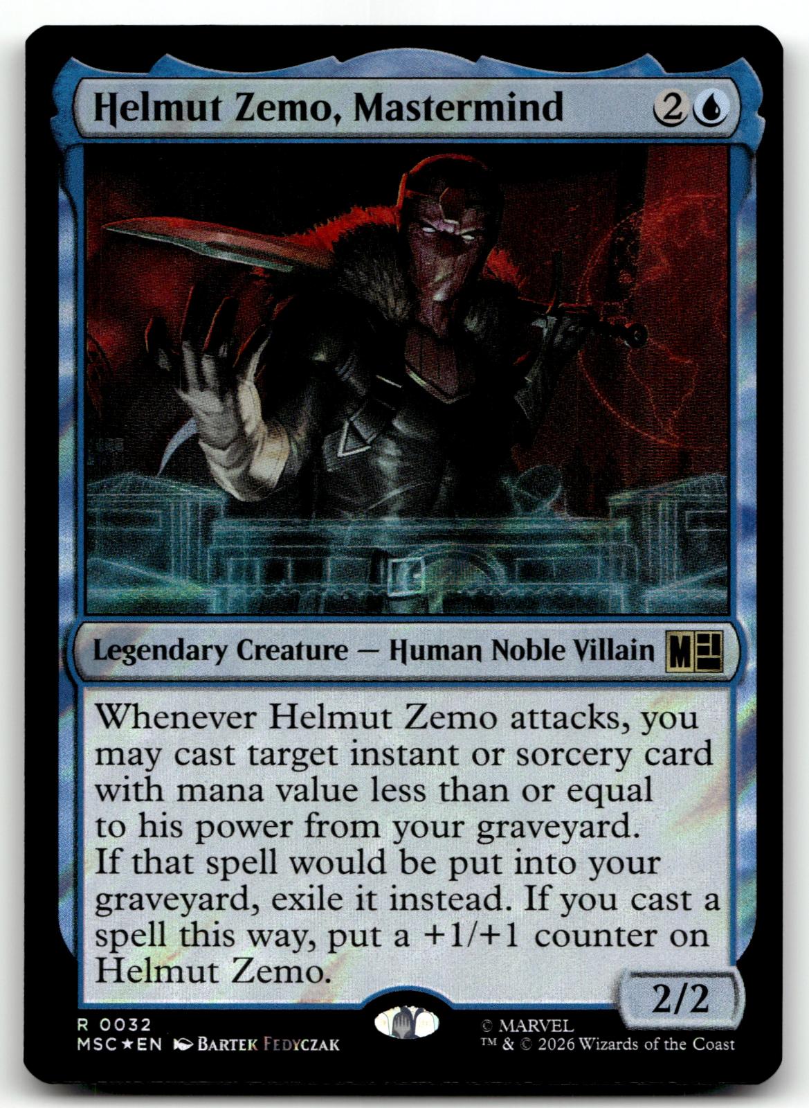 Helmut Zemo, Mastermind 32 Commander: Marvel Super Heroes Magic: