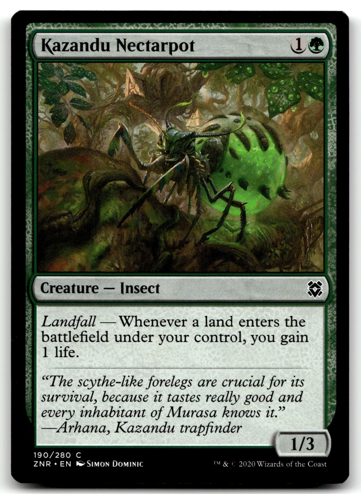 Kazandu Nectarpot 190 Common Zendikar Rising Magic: The Gathering Near Mint