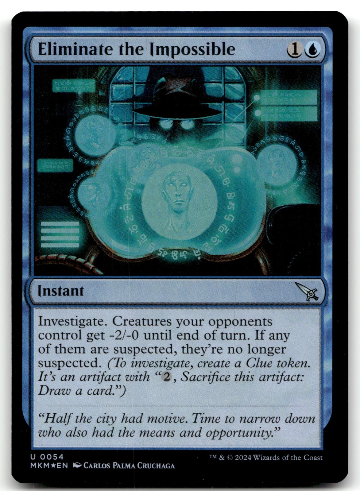 Eliminate the Impossible 54 Murders at Karlov Manor Magic: The Gathering Foil NM