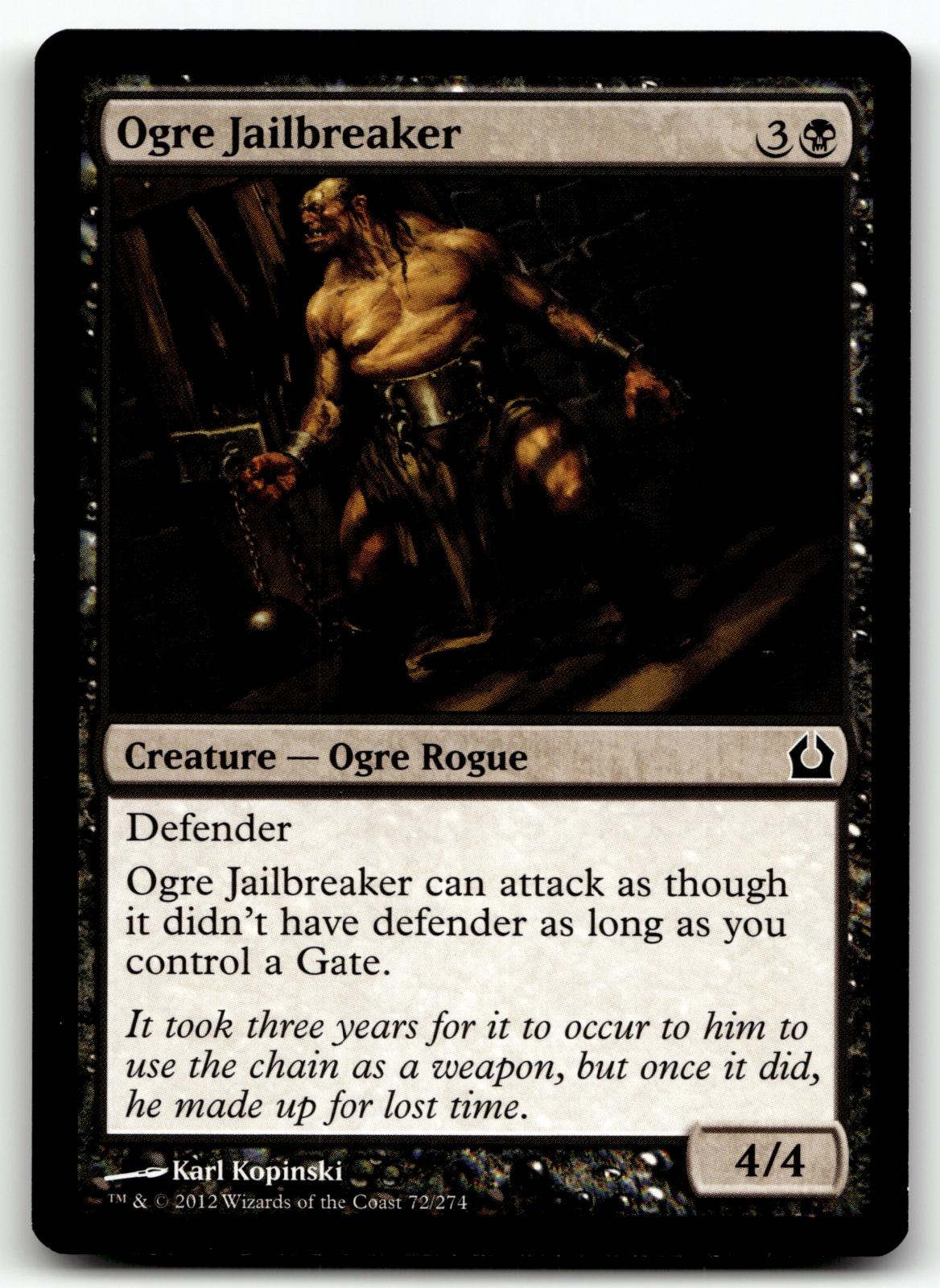 Ogre Jailbreaker 72 Common Return to Ravnica Magic: The Gathering Near Mint