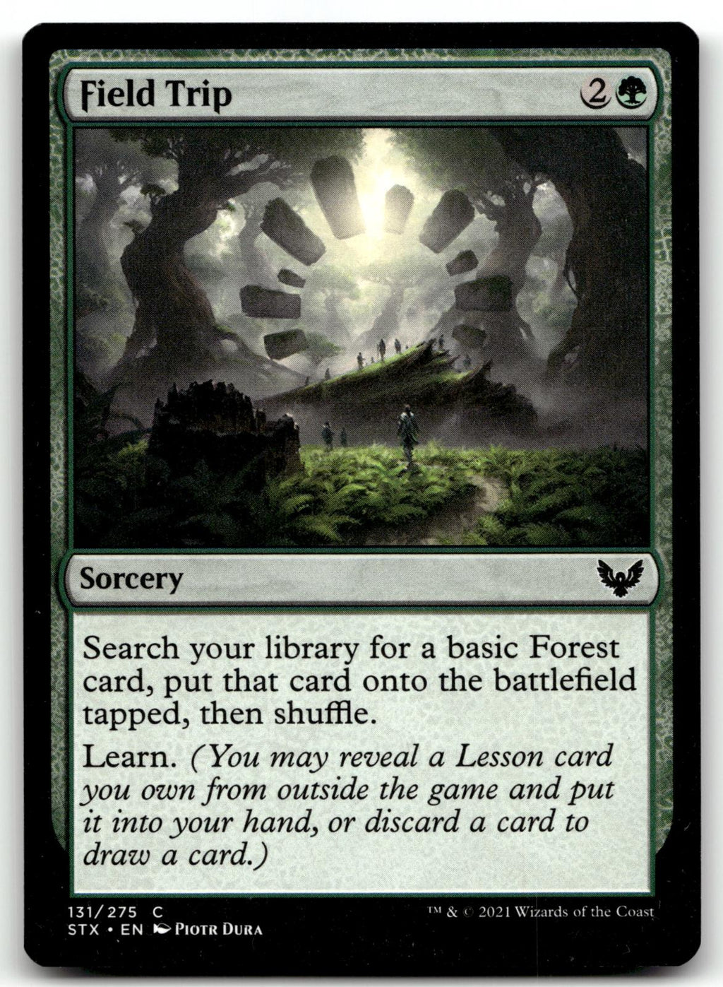 Field Trip 131 Common Strixhaven: School of Mages Magic: The Gathering Near Mint