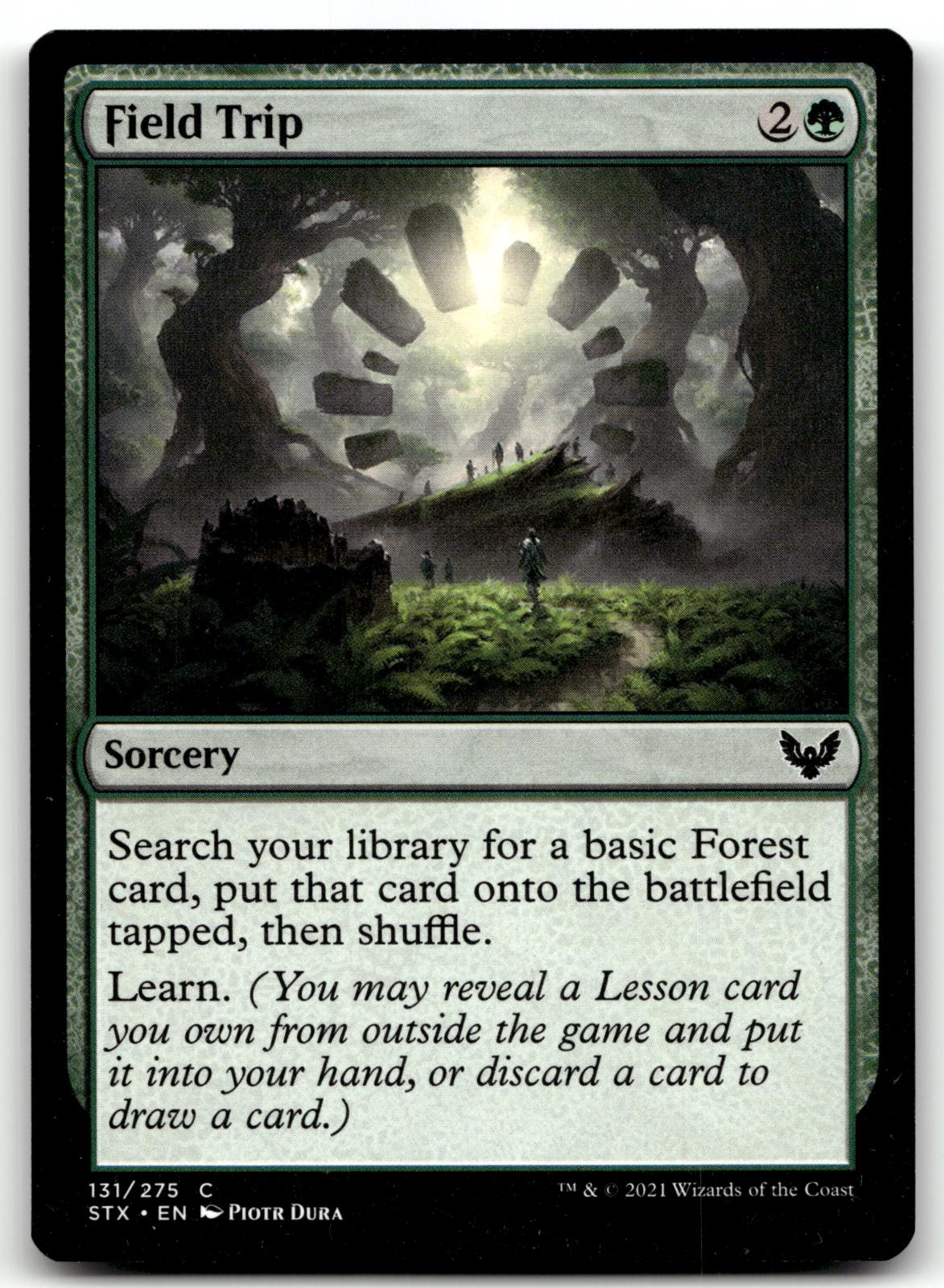 Field Trip 131 Common Strixhaven: School of Mages Magic: The Gathering Near Mint