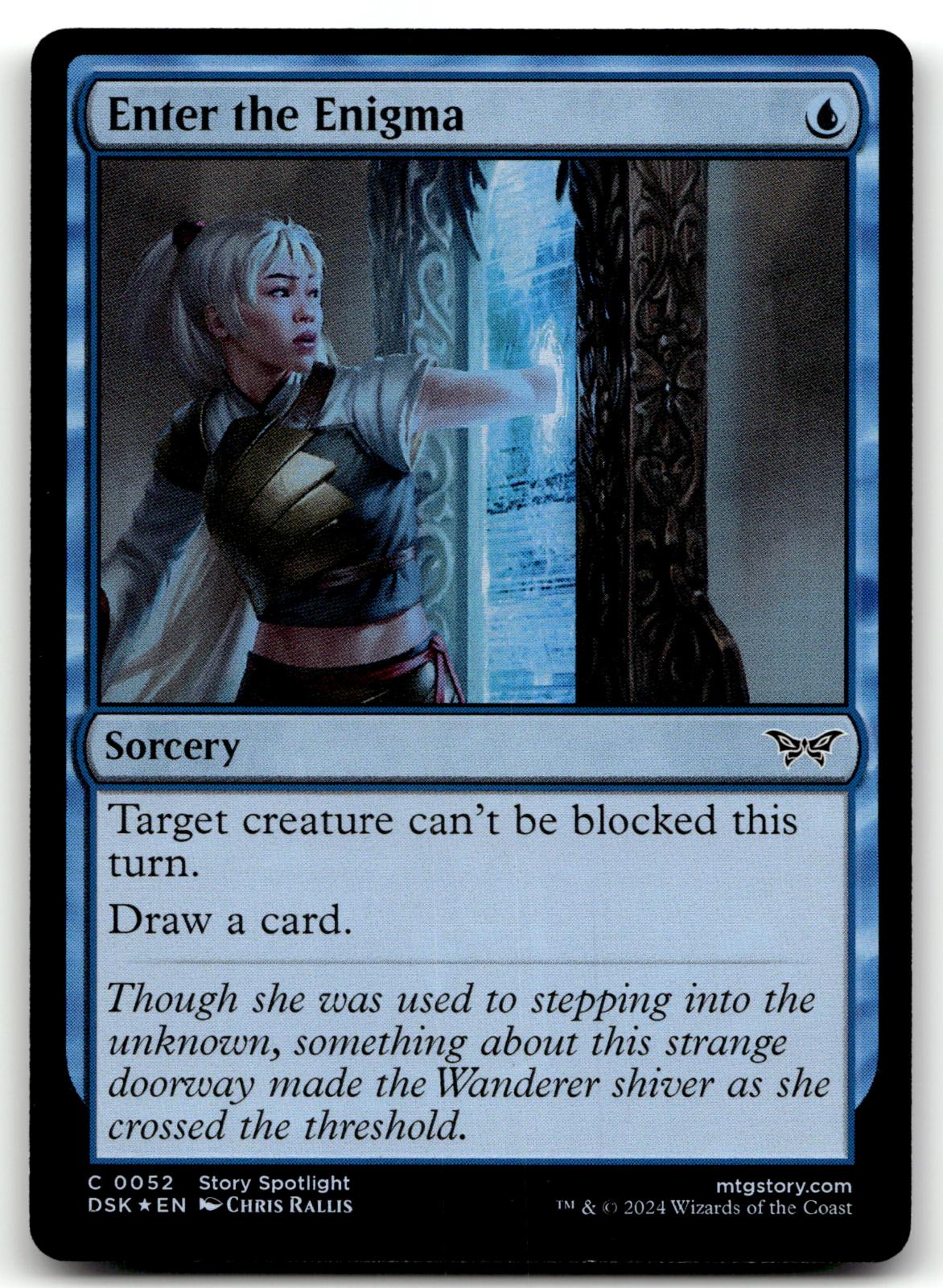 Enter the Enigma 52 Duskmourn: House of Horror Magic: The Gathering Foil NM