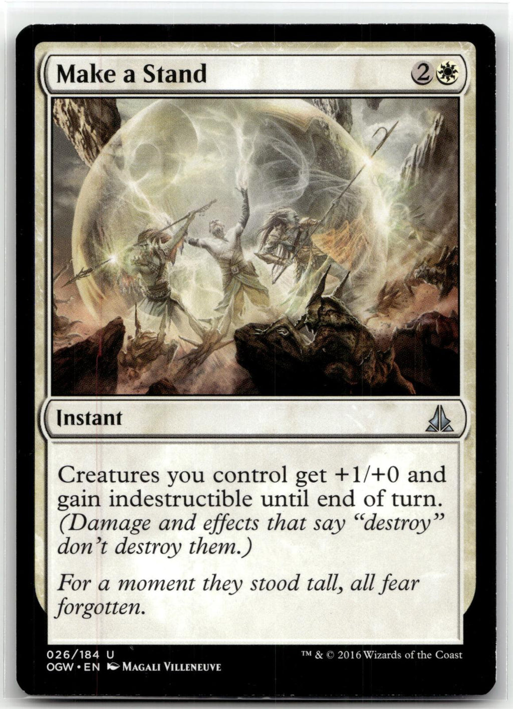 Make a Stand 26 Uncommon Oath of the Gatewatch Magic: The Gathering Near Mint