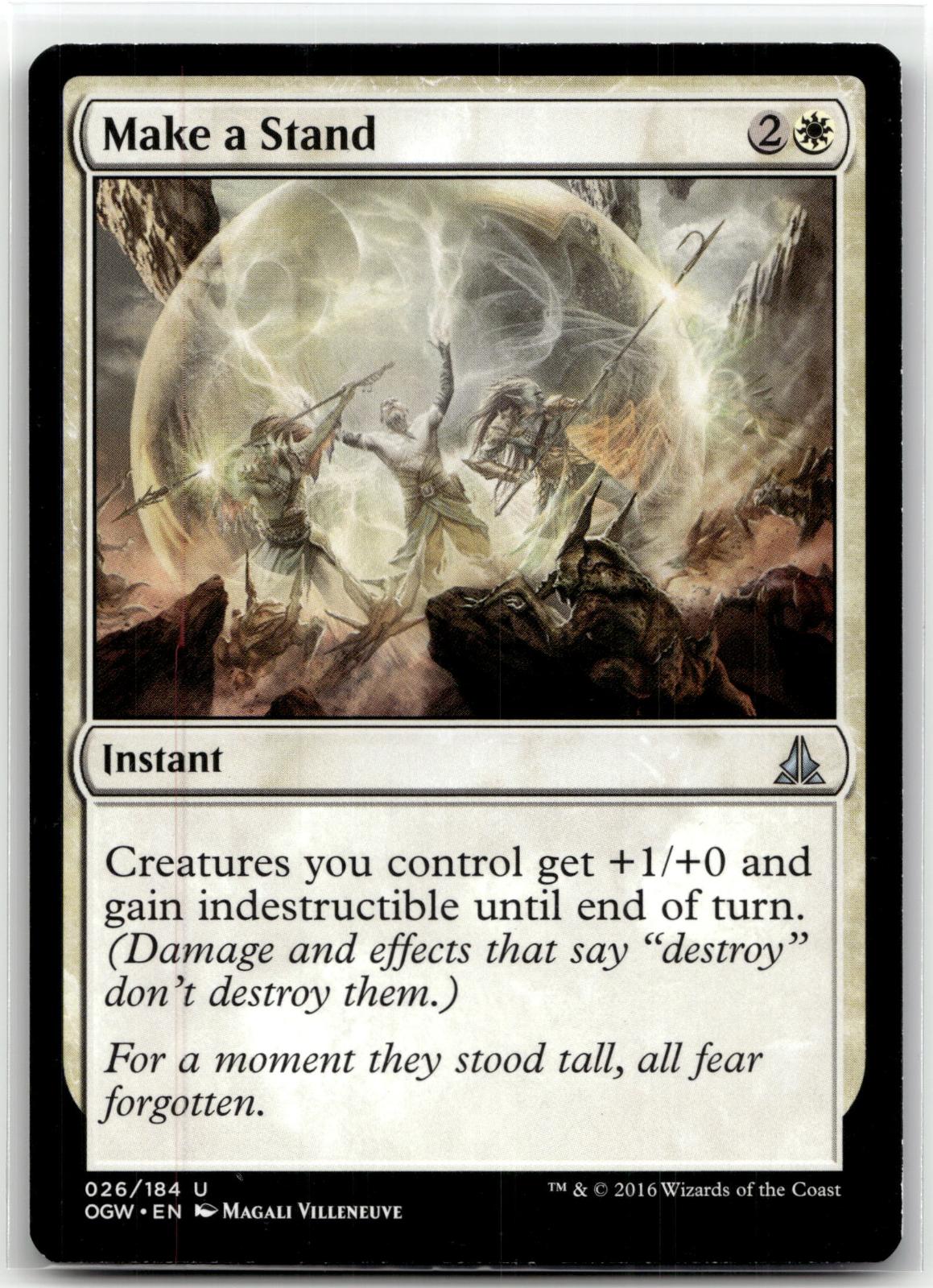 Make a Stand 26 Uncommon Oath of the Gatewatch Magic: The Gathering Near Mint