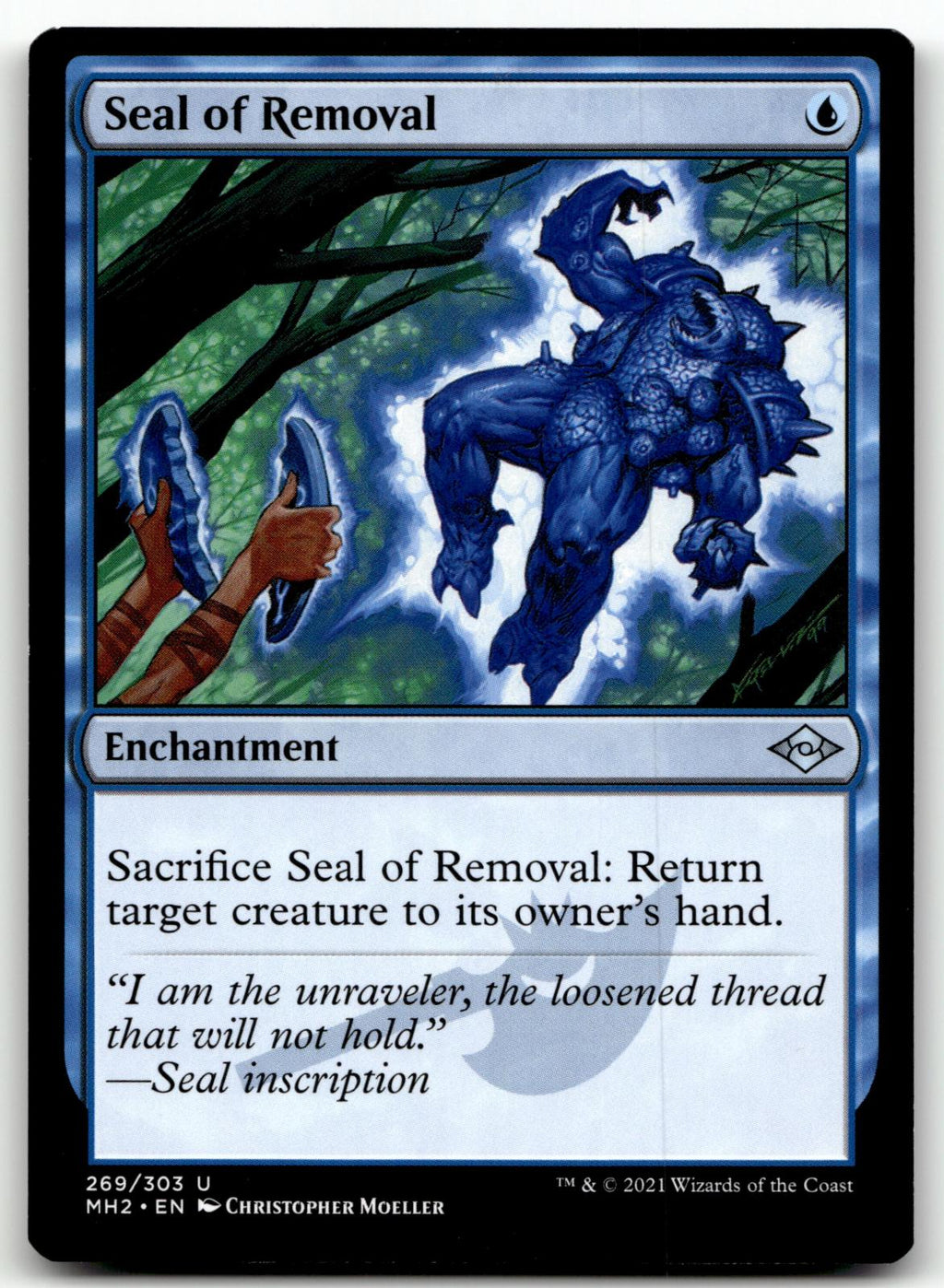 Seal of Removal 269 Uncommon Modern Horizons 2 Magic: The Gathering Near Mint