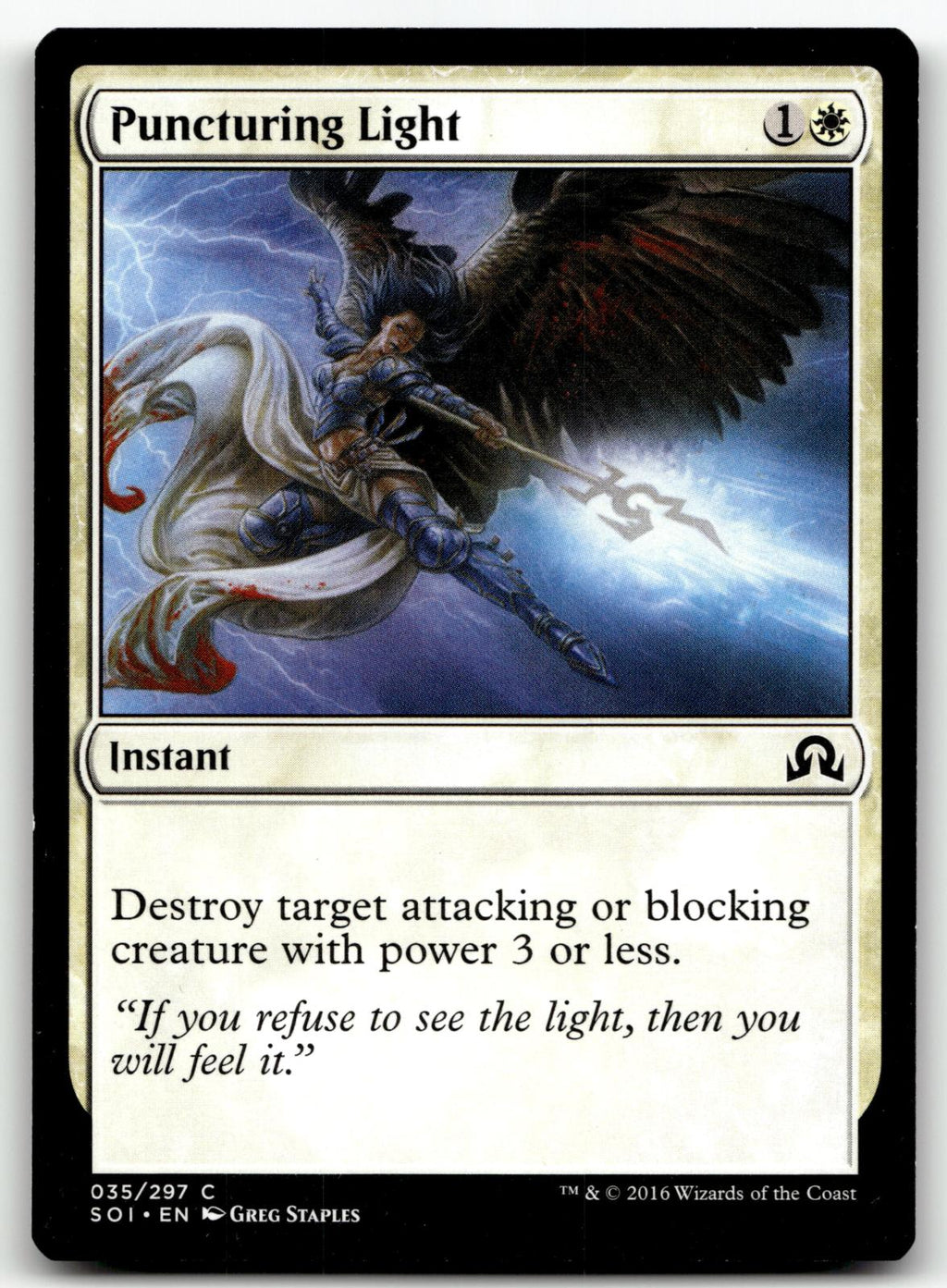 Puncturing Light 35 Common Shadows over Innistrad Magic: The Gathering Near Mint