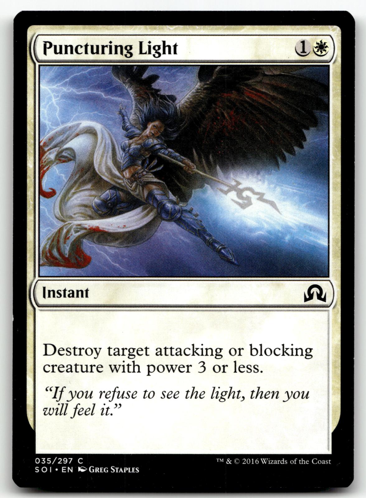 Puncturing Light 35 Common Shadows over Innistrad Magic: The Gathering Near Mint