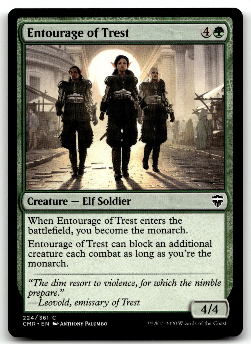 Entourage of Trest 224 Common Commander Legends Magic: The Gathering Near Mint