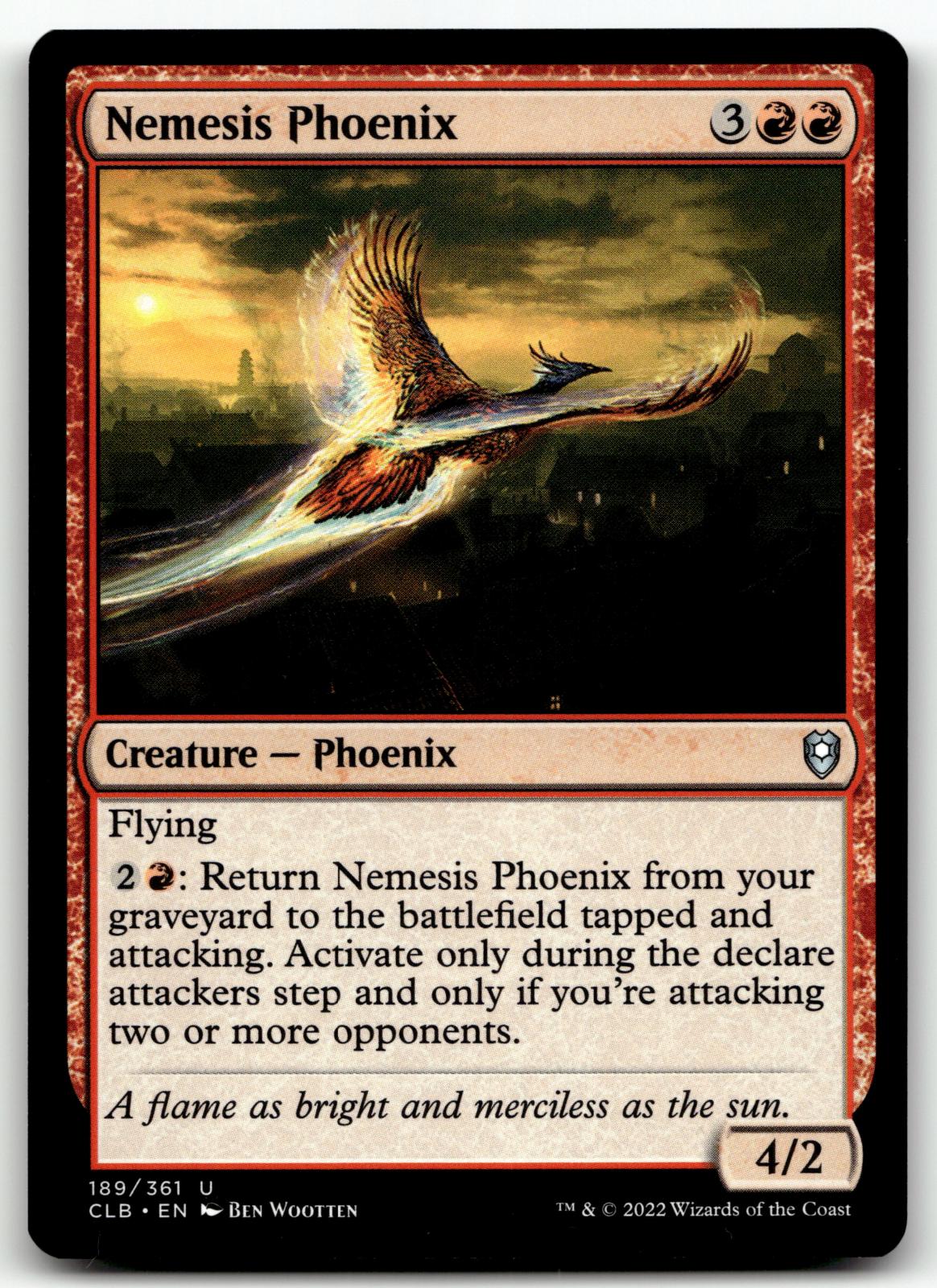Nemesis Phoenix 189 Commander Legends: Battle for Baldur's Gate Magic: 