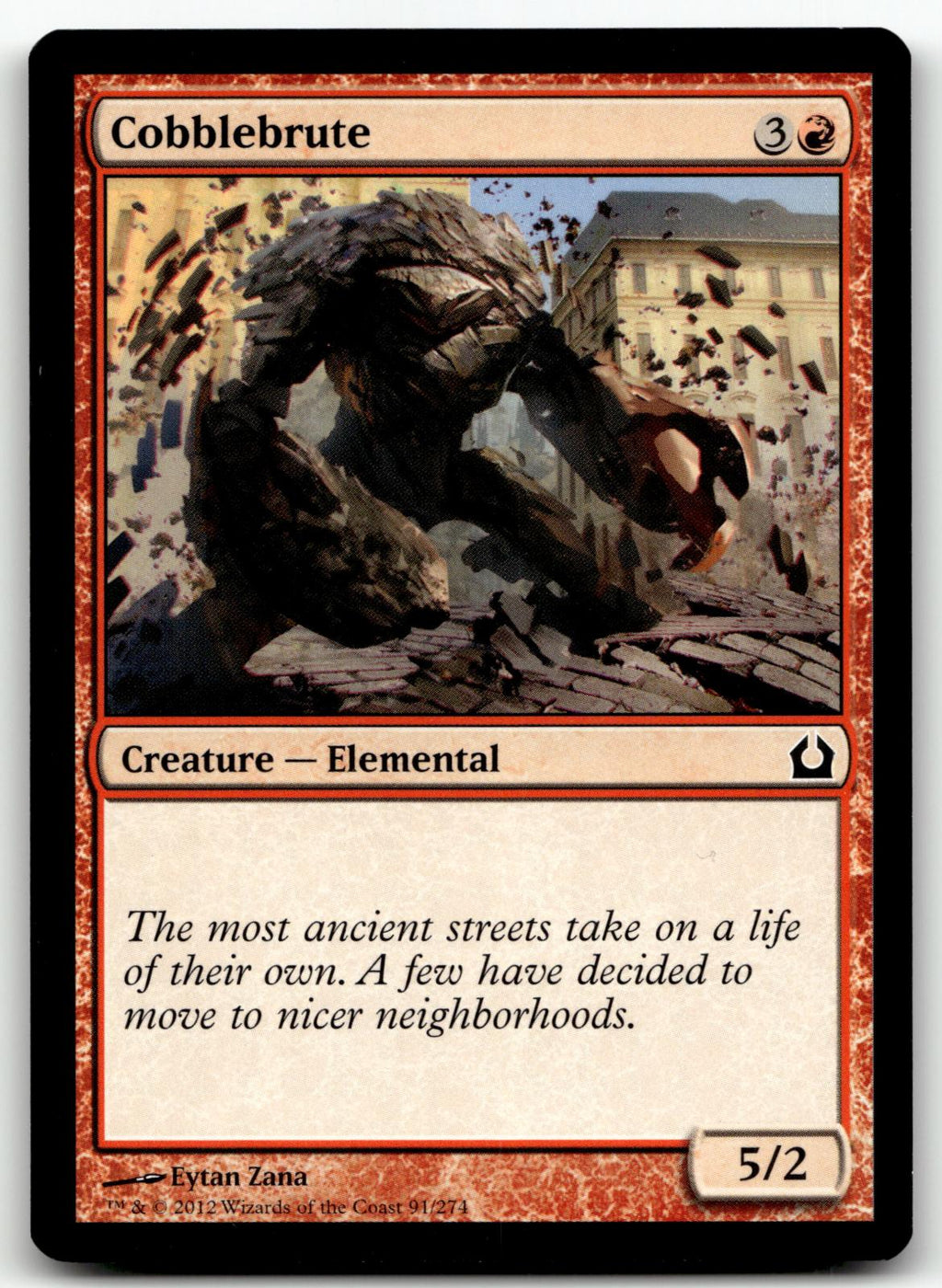 Cobblebrute 91 Common Return to Ravnica Magic: The Gathering Near Mint