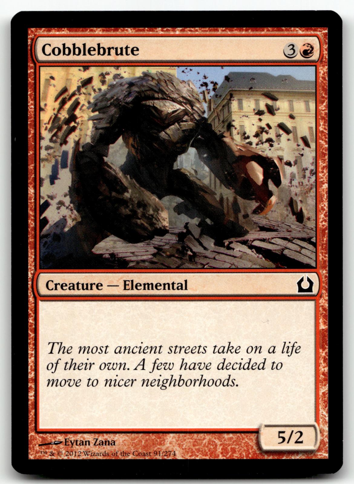 Cobblebrute 91 Common Return to Ravnica Magic: The Gathering Near Mint