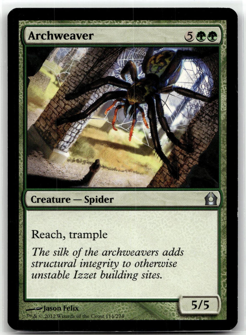 Archweaver 114 Uncommon Return to Ravnica Magic: The Gathering Near Mint