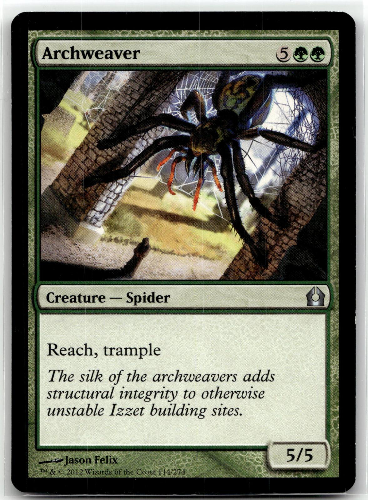 Archweaver 114 Uncommon Return to Ravnica Magic: The Gathering Near Mint
