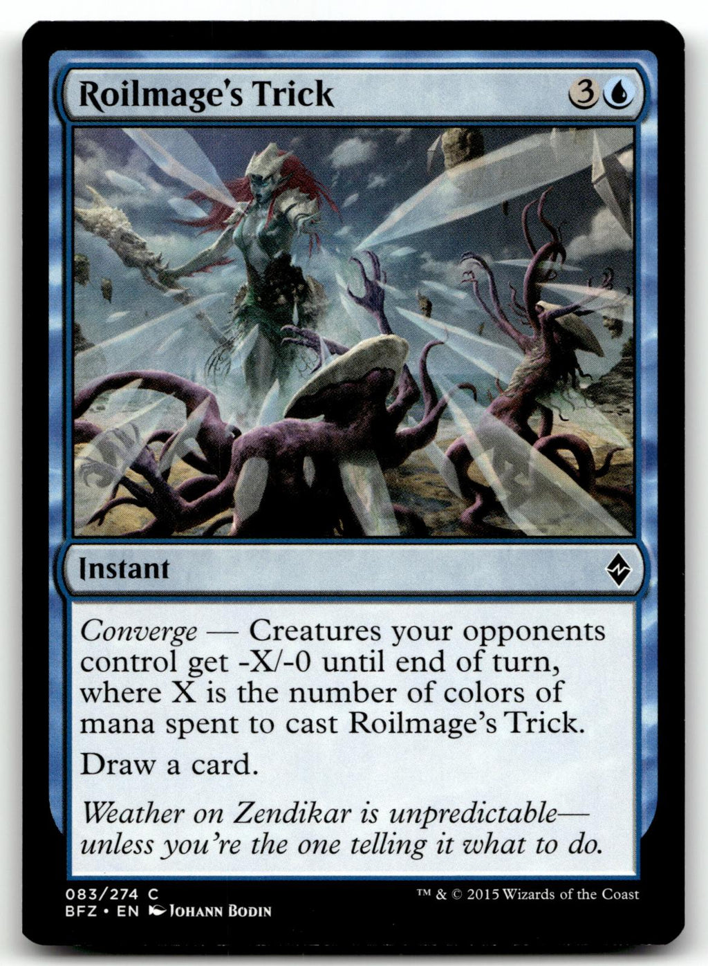 Roilmage's Trick 83 Common Battle for Zendikar Magic: The Gathering Near Mint