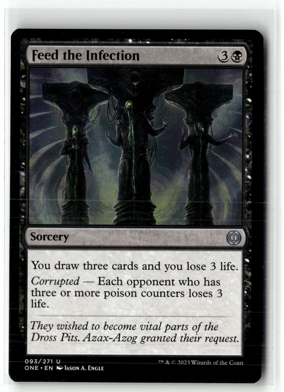 Feed the Infection 93 Uncommon Phyrexia: All Will Be One Magic: The Gathering NM