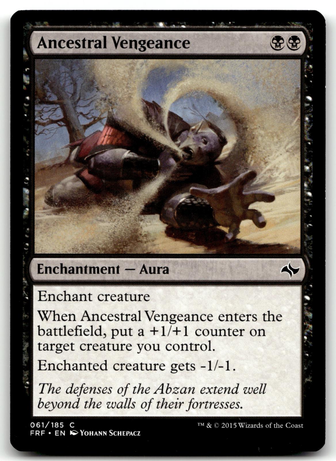 Ancestral Vengeance 61 Common Fate Reforged Magic: The Gathering Near Mint
