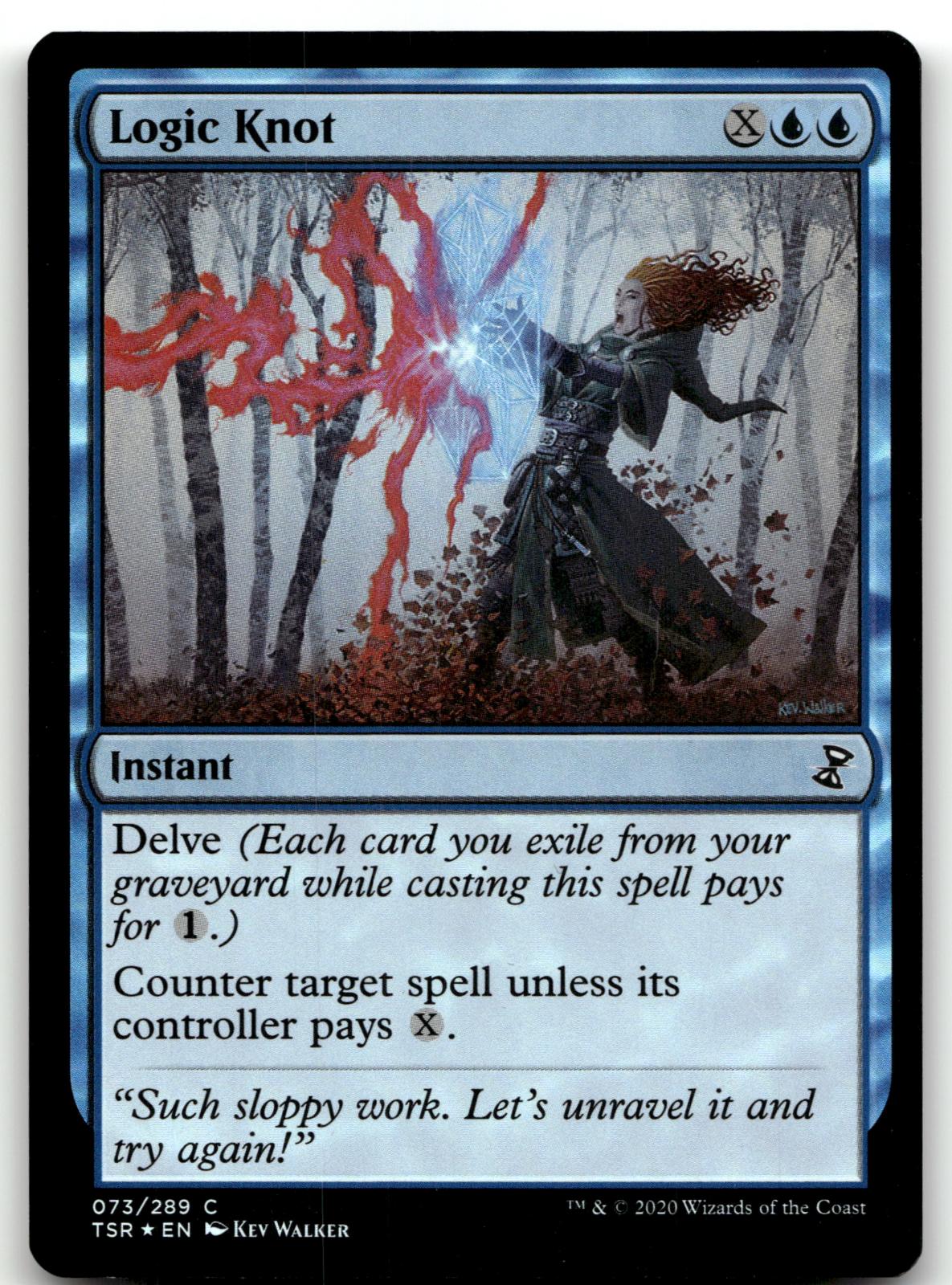 Logic Knot 73 Common Time Spiral: Remastered Magic: The Gathering Foil Near Mint