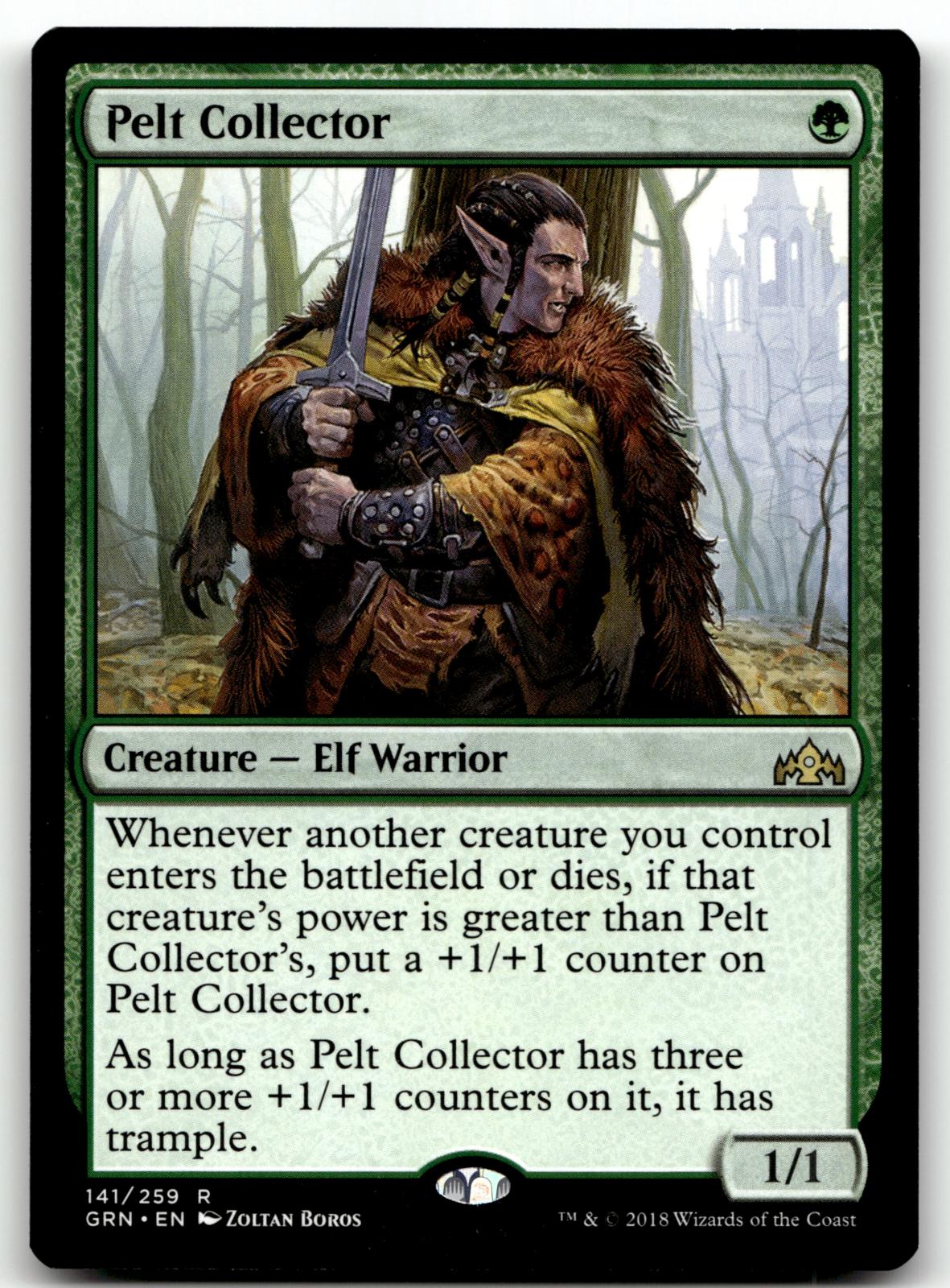 Pelt Collector 141 Rare Guilds of Ravnica Magic: The Gathering Near Mint
