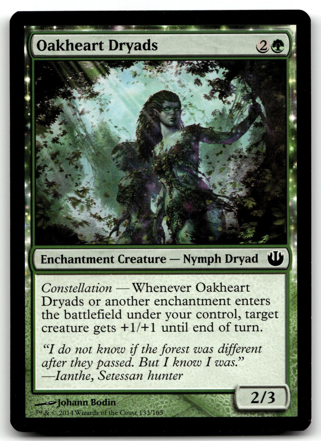 Oakheart Dryads 133 Common Journey Into Nyx Magic: The Gathering Near Mint
