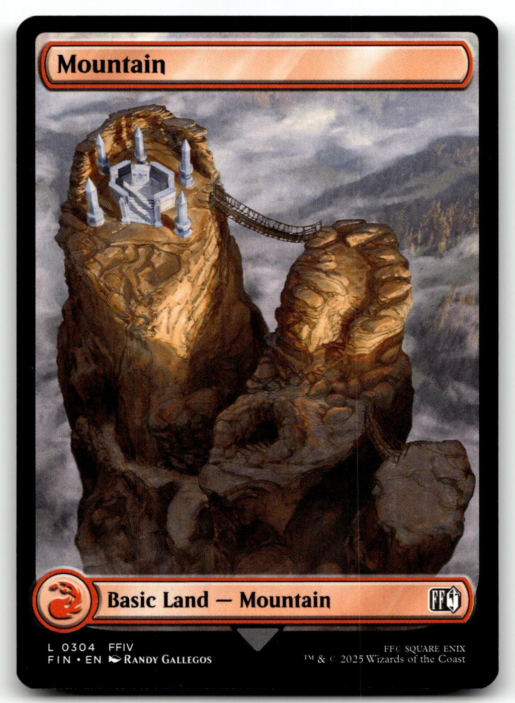Mountain (0304) 304 Land FINAL FANTASY Magic: The Gathering Near Mint
