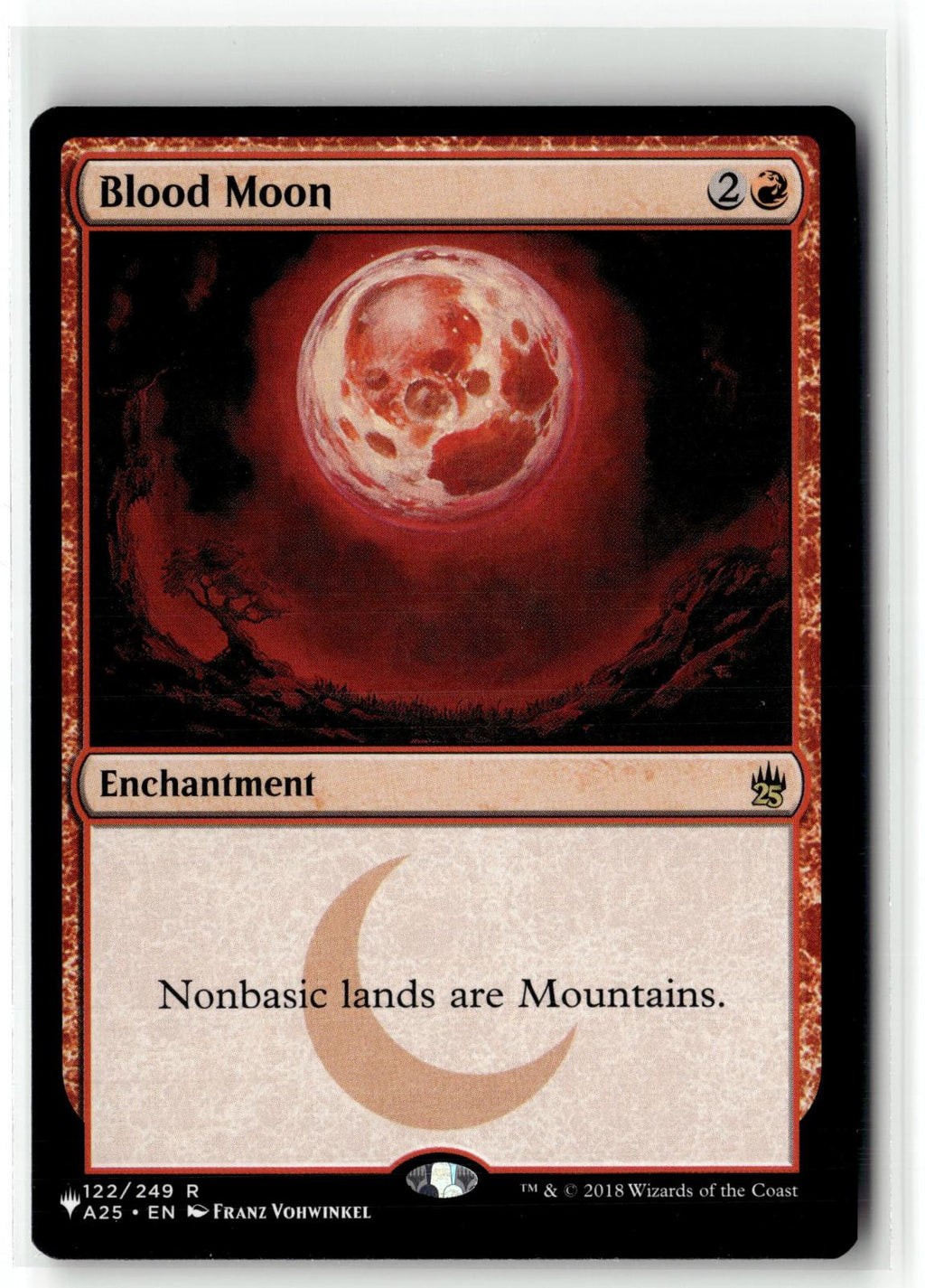 Blood Moon 122 Rare Masters 25 Magic: The Gathering Near Mint