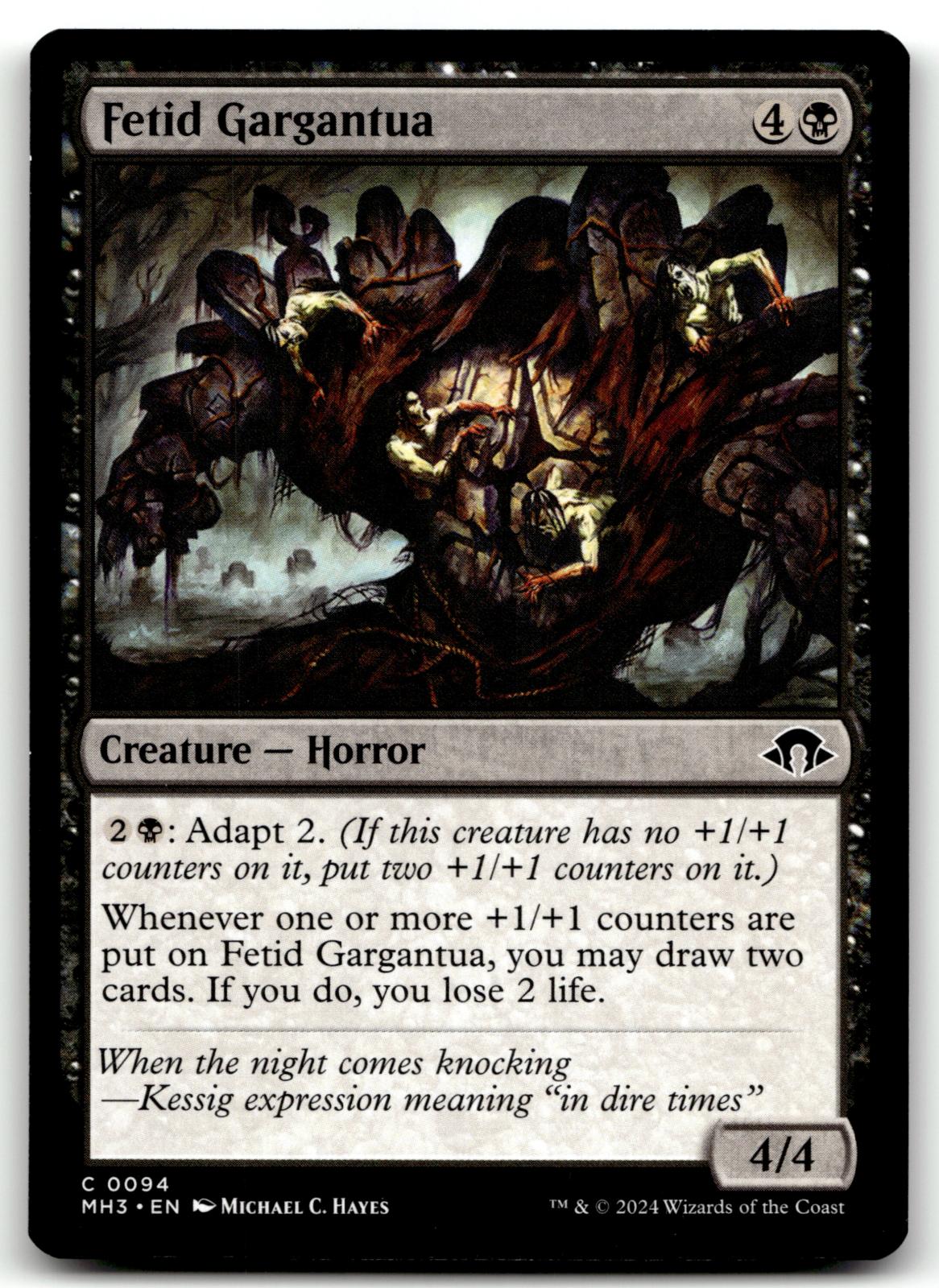 Fetid Gargantua 94 Common Modern Horizons 3 Magic: The Gathering Near Mint