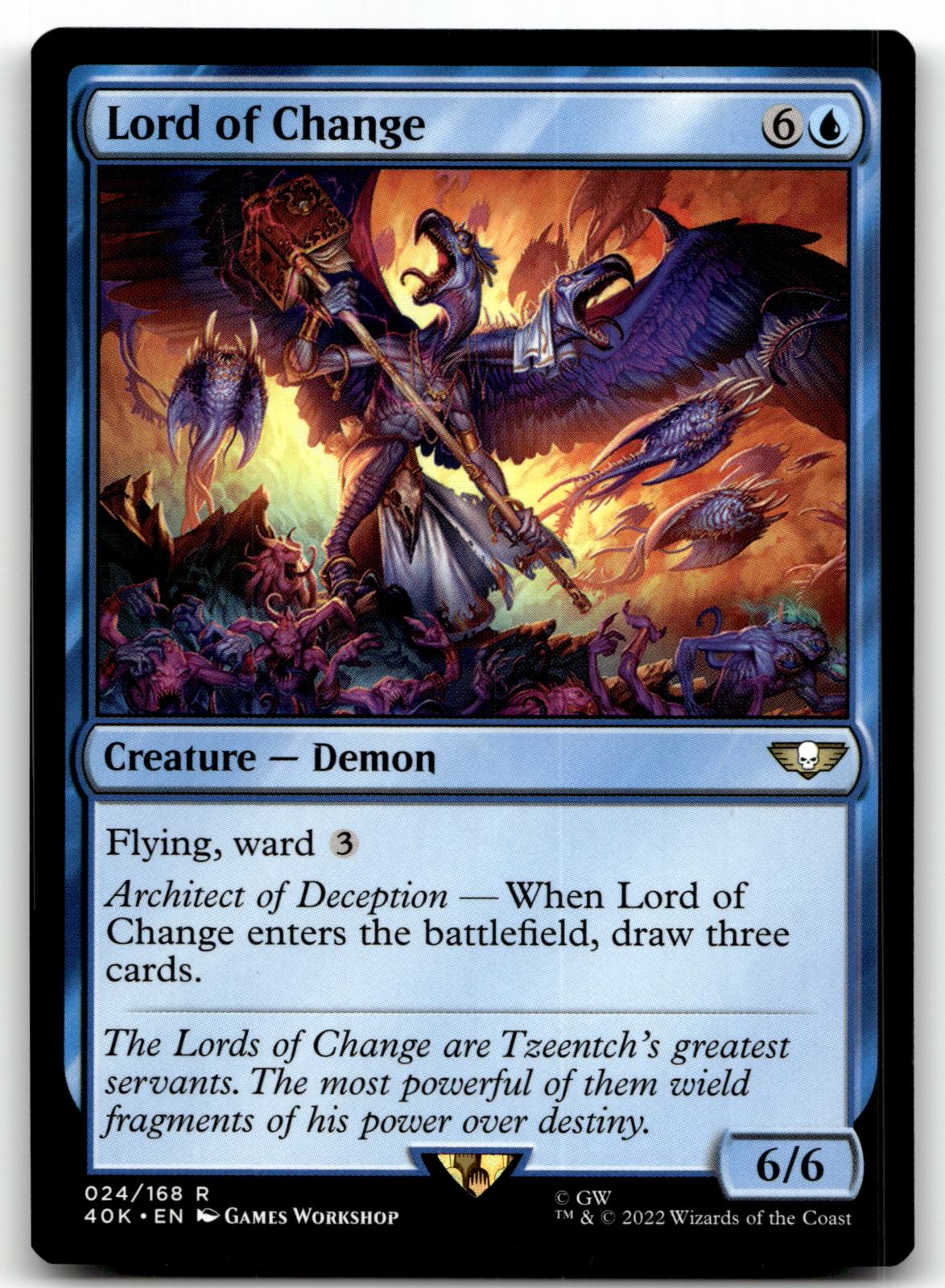 Lord of Change 24 Universes Beyond: Warhammer 40,000 Magic: The Gathering NM