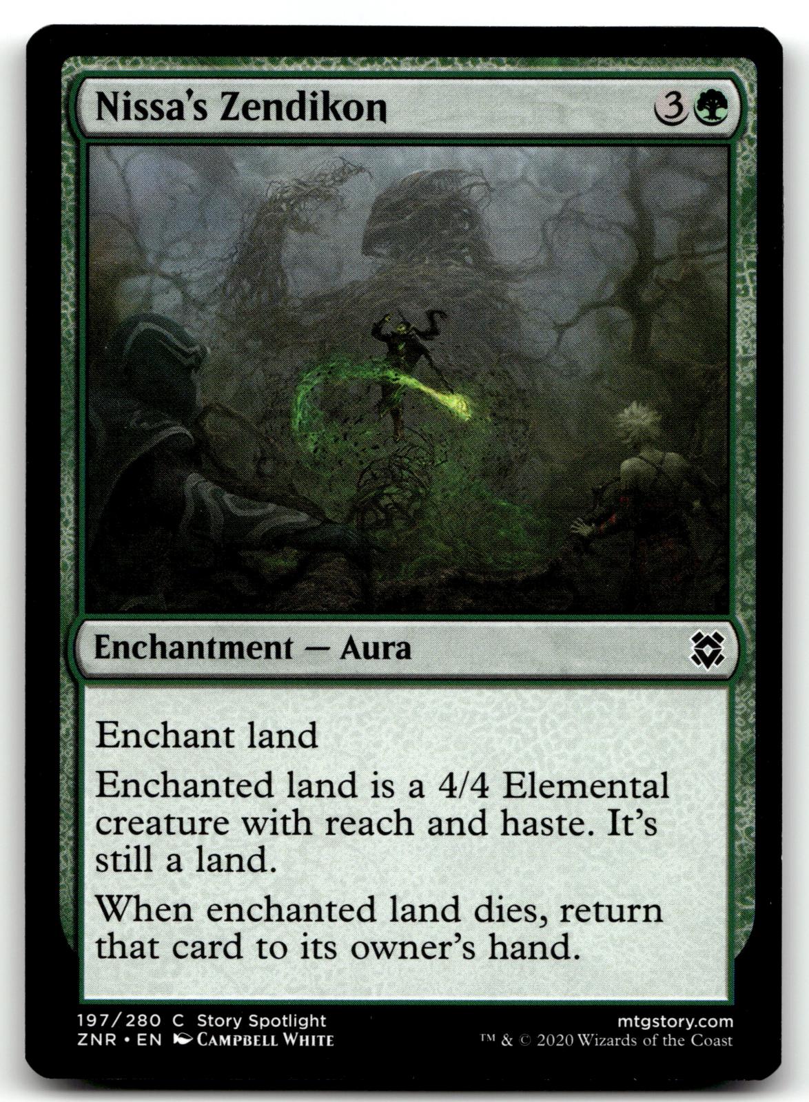 Nissa's Zendikon 197 Common Zendikar Rising Magic: The Gathering Near Mint