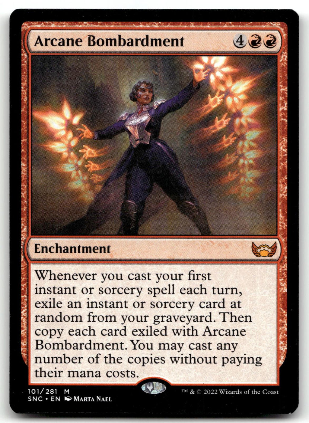 Arcane Bombardment 101 Mythic Prerelease Cards Magic: The Gathering Foil NM