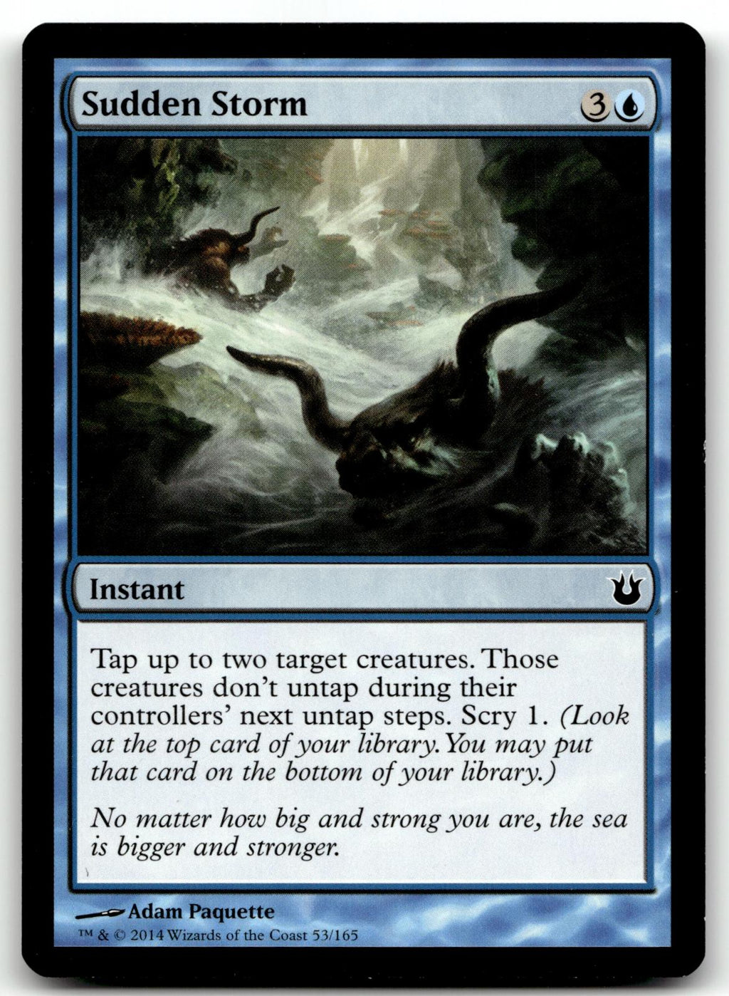Sudden Storm 53 Common Born of the Gods Magic: The Gathering Near Mint