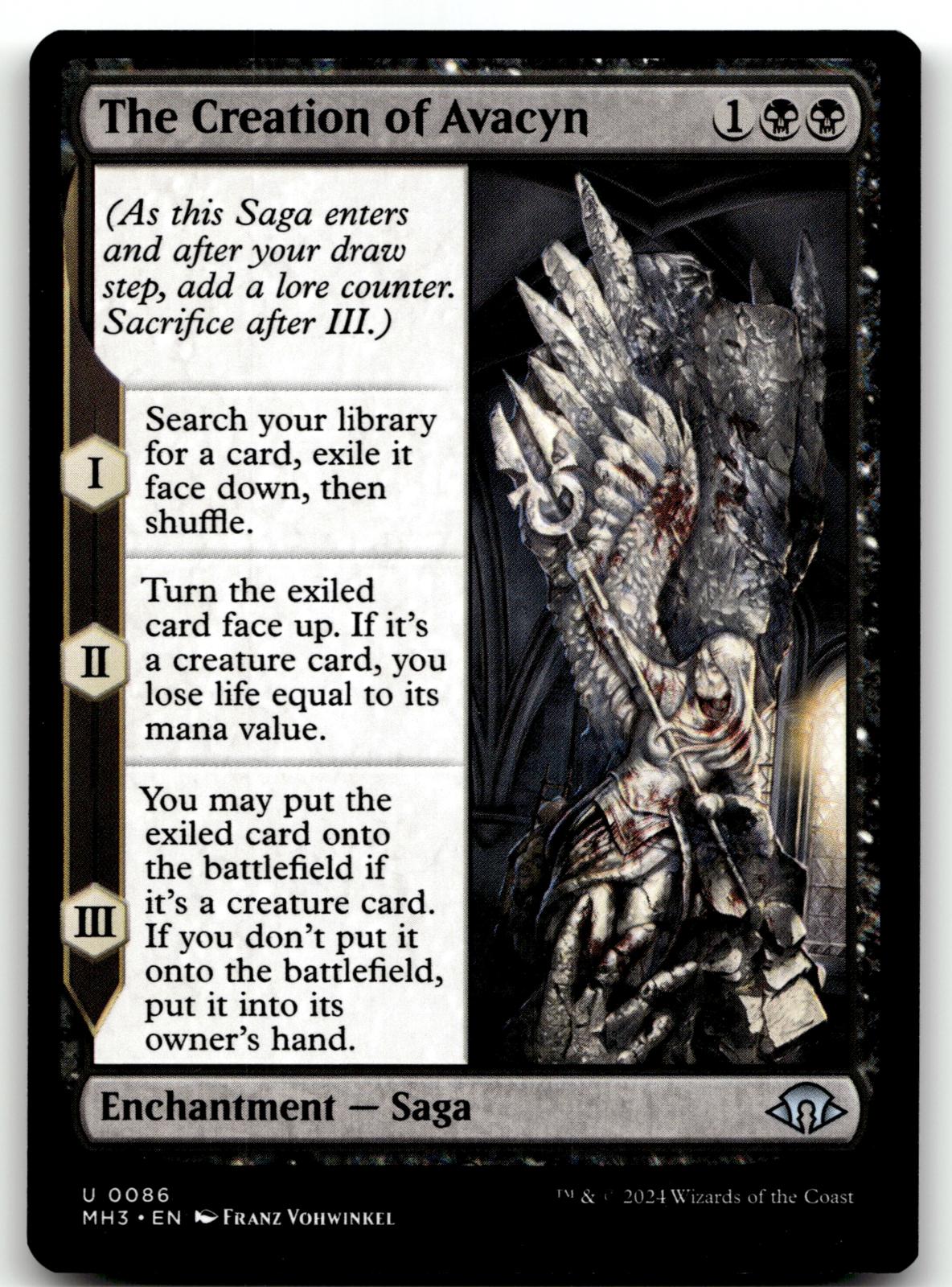 The Creation of Avacyn 86 Uncommon Modern Horizons 3 Magic: The Gathering NM