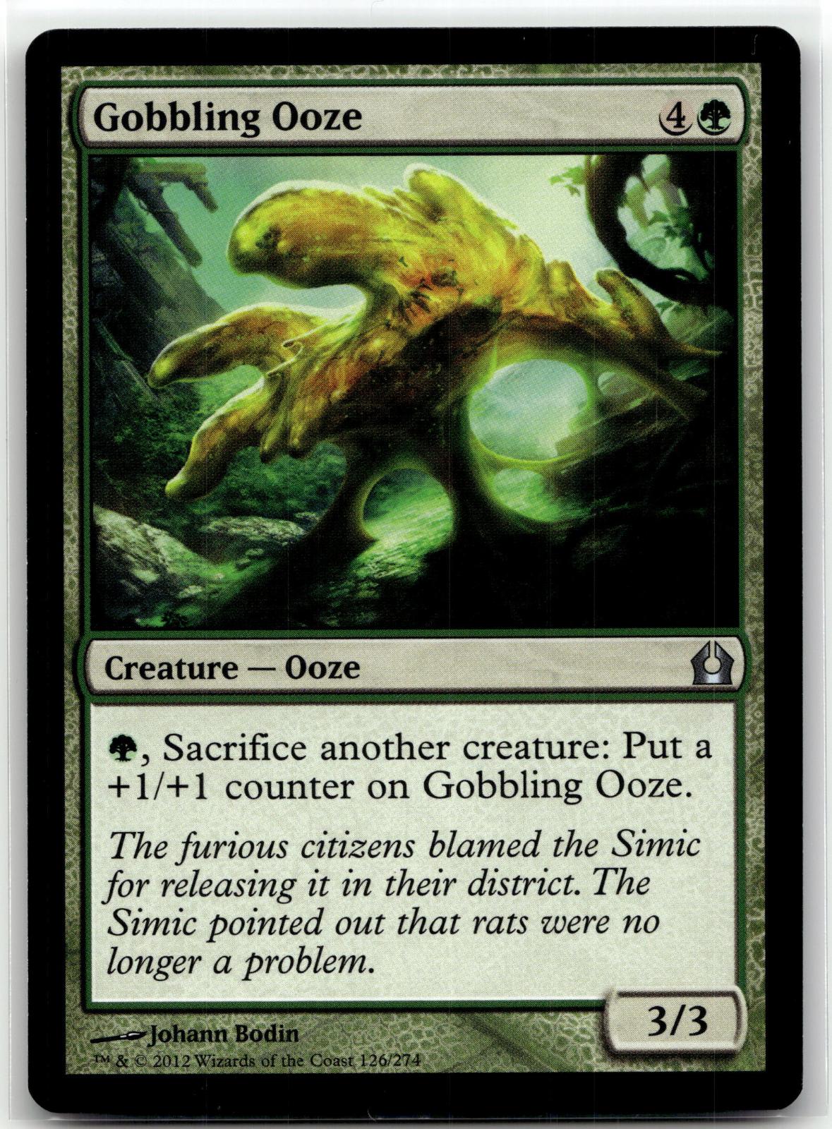 Gobbling Ooze 126 Uncommon Return to Ravnica Magic: The Gathering Near Mint