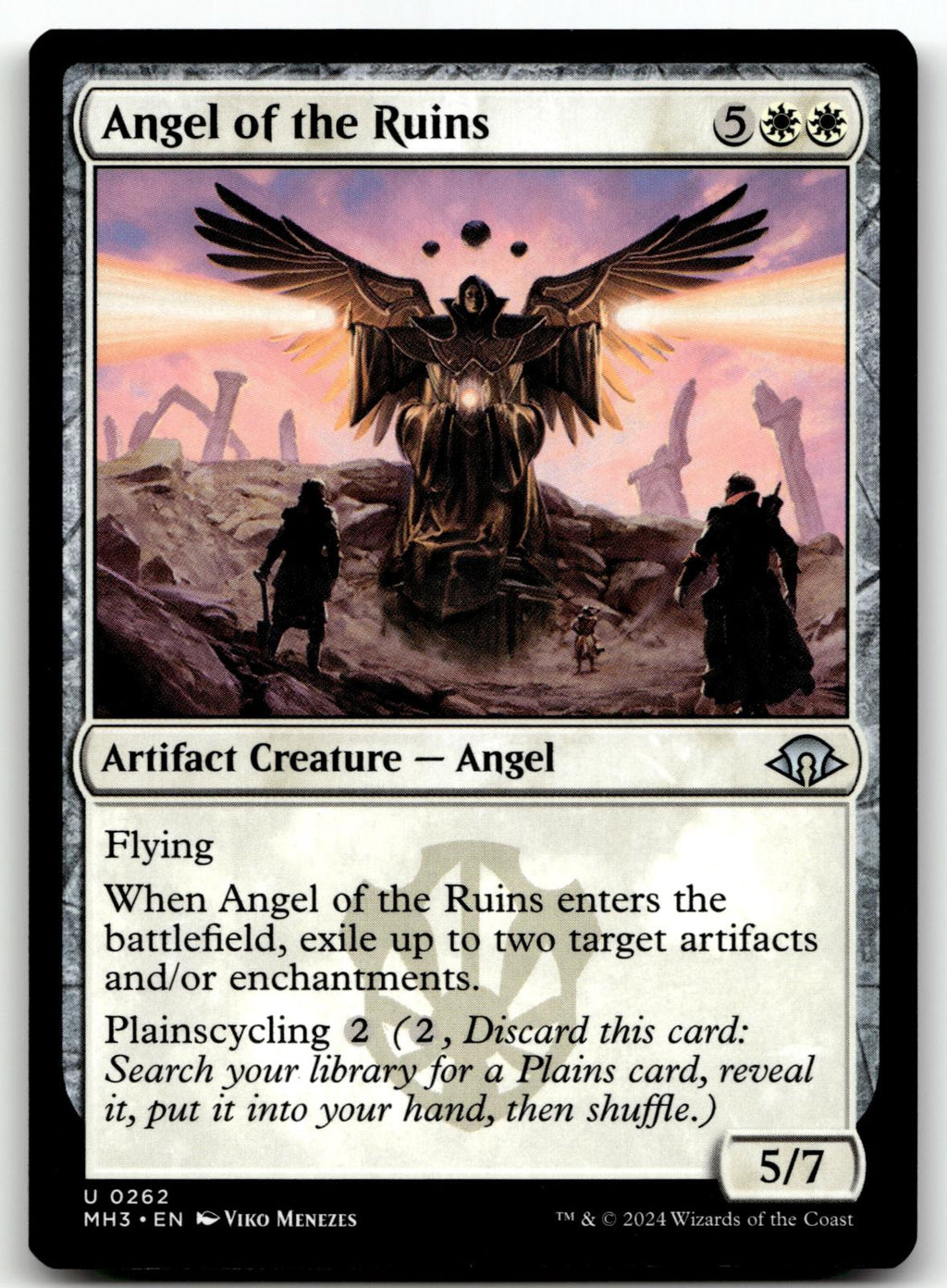 Angel of the Ruins 262 Uncommon Modern Horizons 3 Magic: The Gathering Near Mint
