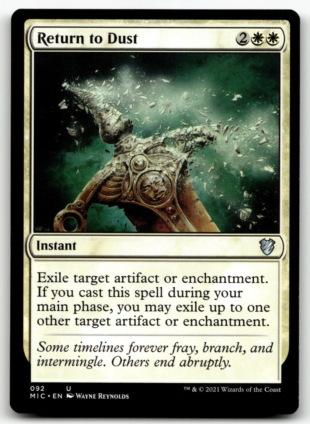 Return to Dust 92 Commander: Innistrad: Midnight Hunt Magic: The Gathering NM