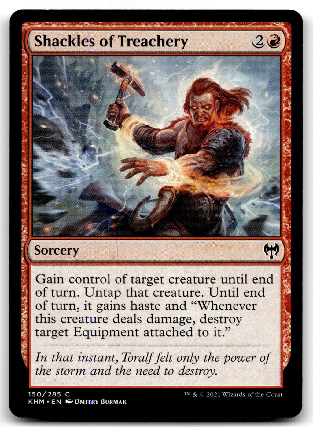 Shackles of Treachery 150 Common Kaldheim Magic: The Gathering Near Mint