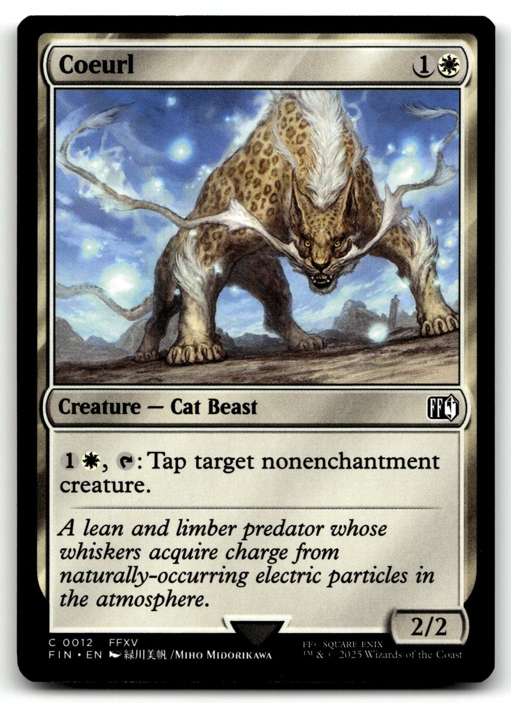 Coeurl 12 Common FINAL FANTASY Magic: The Gathering Near Mint