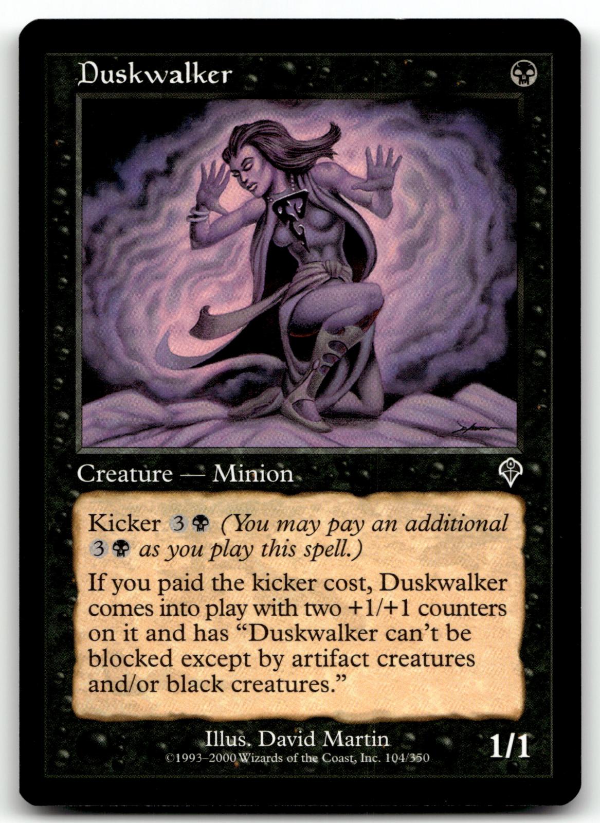 Duskwalker 104 Common Invasion Magic: The Gathering Near Mint