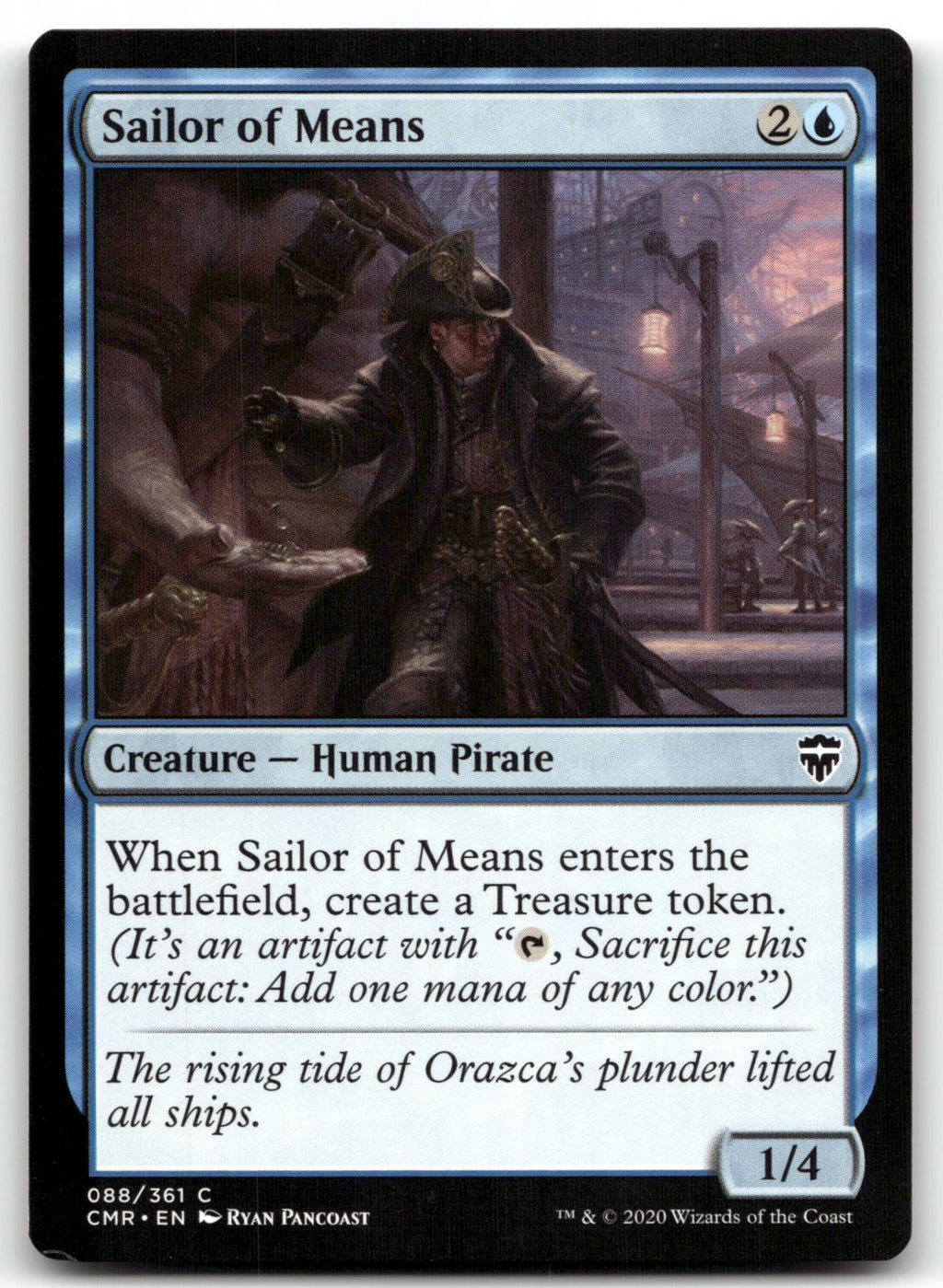 Sailor of Means 88 Common Commander Legends Magic: The Gathering Near Mint