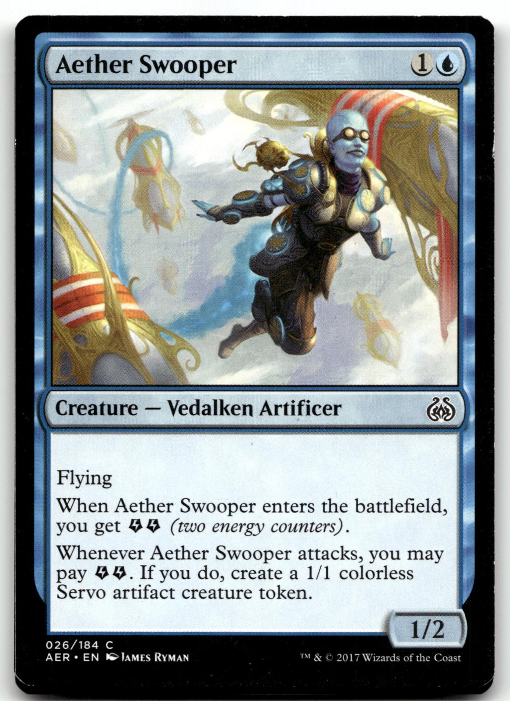 Aether Swooper 26 Common Aether Revolt Magic: The Gathering Near Mint