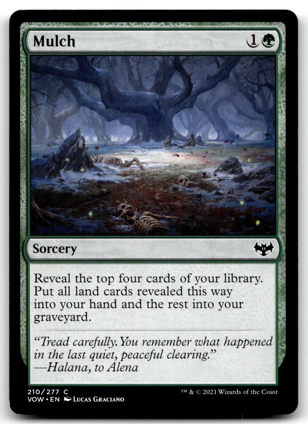 Mulch 210 Common Innistrad: Crimson Vow Magic: The Gathering Near Mint