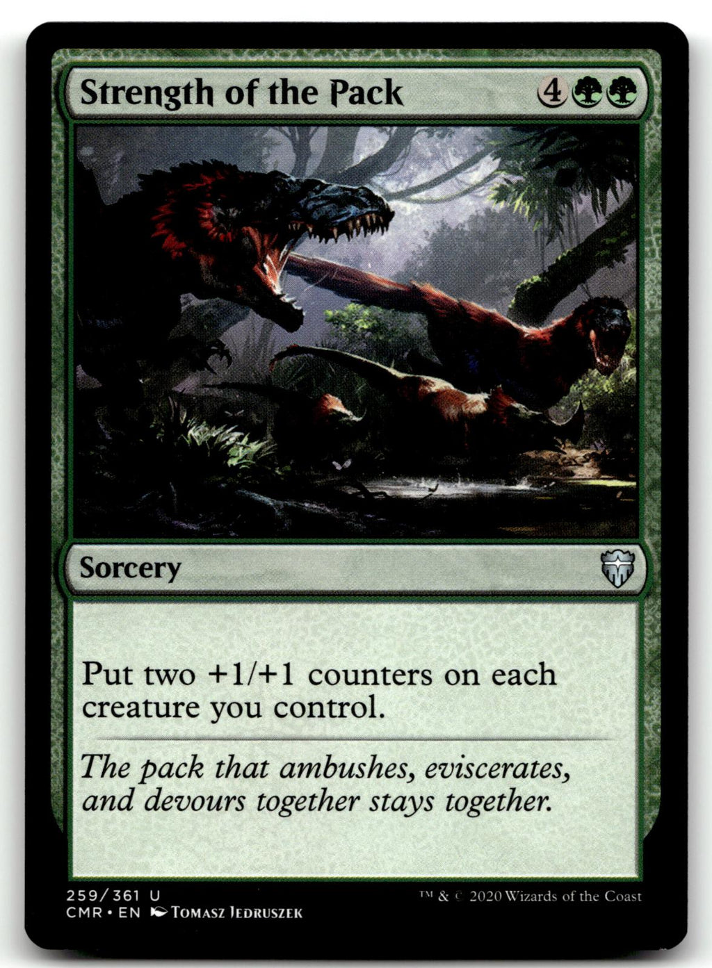 Strength of the Pack 259 Uncommon Commander Legends Magic: The Gathering NM