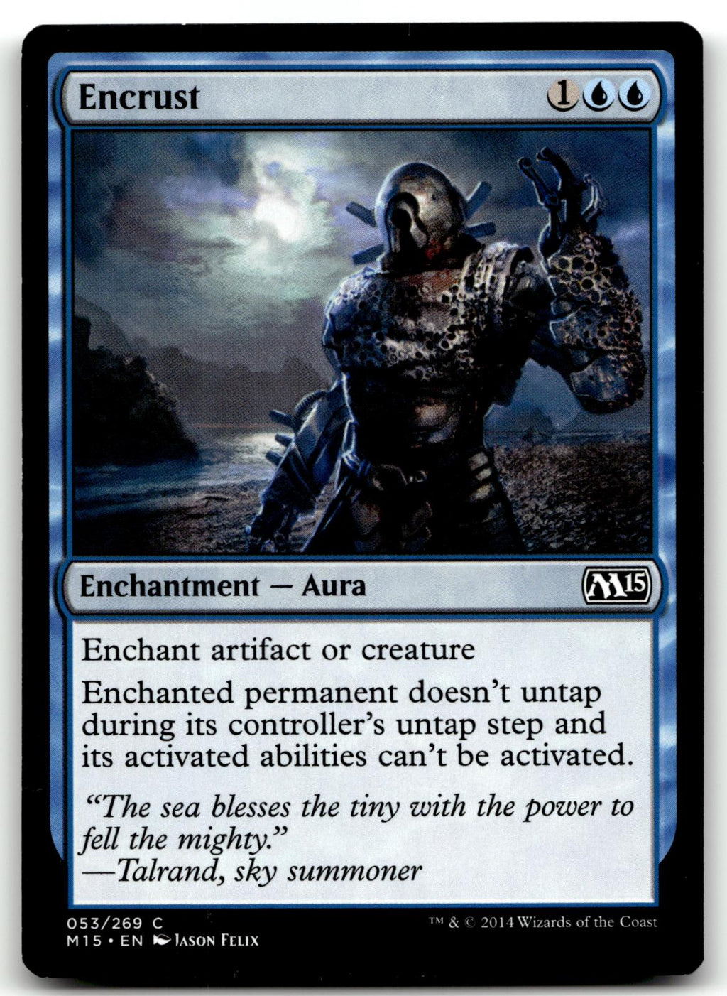Encrust 53 Common Magic 2015 (M15) Magic: The Gathering Near Mint
