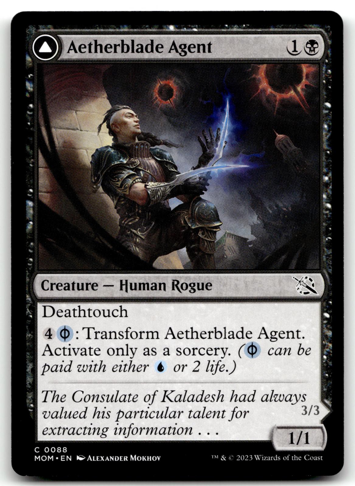 Aetherblade Agent 88 Common March of the Machine Magic: The Gathering Near Mint