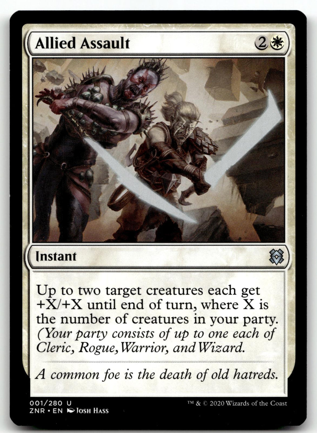 Allied Assault 1 Uncommon Zendikar Rising Magic: The Gathering Near Mint